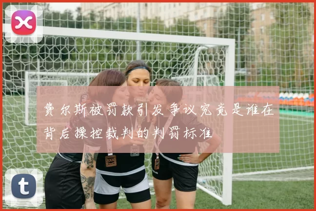 费尔斯被罚款引发争议究竟是谁在背后操控裁判的判罚标准